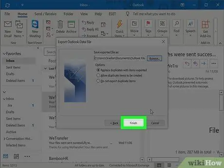 ኢሜይሎችን ከ Microsoft Outlook ደረጃ 18 ያውርዱ