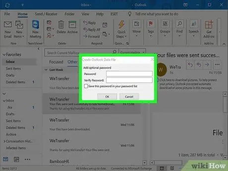 Microsoft Outlook -dan e -poçtları yükləyin Addım 19