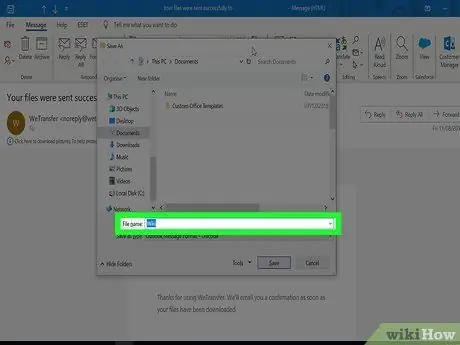 Microsoft Outlook -dan e -poçtları yükləyin Addım 6