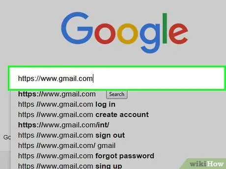 قم بالوصول إلى Gmail الخطوة 2