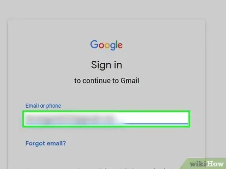 Достъп до Gmail Стъпка 3