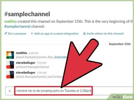 Используйте Slackbot Step 12