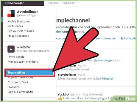 از Slackbot Step 18 استفاده کنید