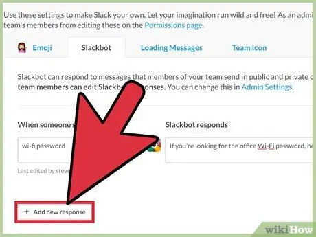 Utiliser Slackbot Étape 23