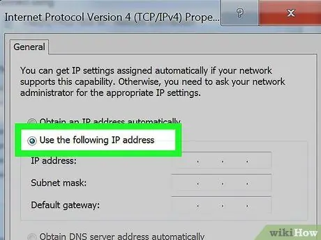 Configure su PC a una red de área local Paso 17