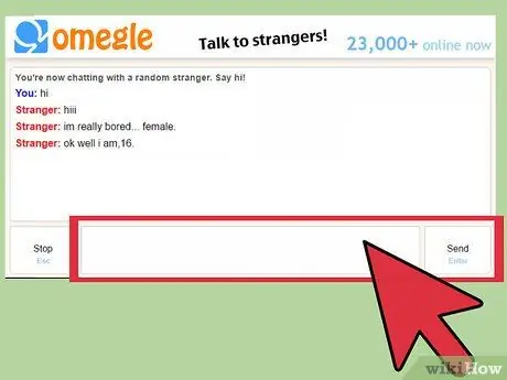 از Omegle Step 3 استفاده کنید