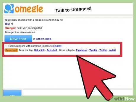 Χρησιμοποιήστε το Βήμα Omegle 6