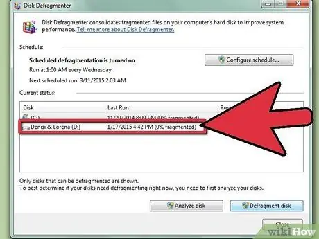 Deframmentazione di un computer Passaggio 4