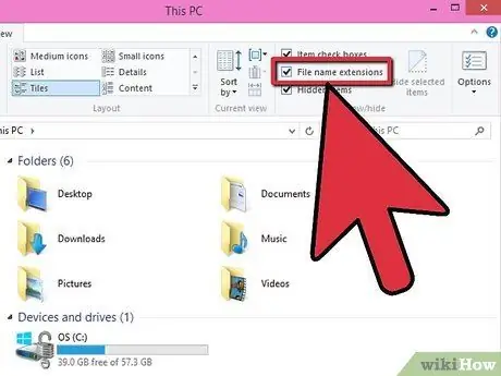 Modificare l'estensione di un file Passaggio 18