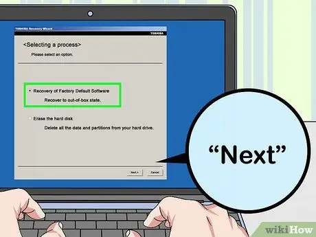 I-reset ang isang Toshiba Laptop Hakbang 15