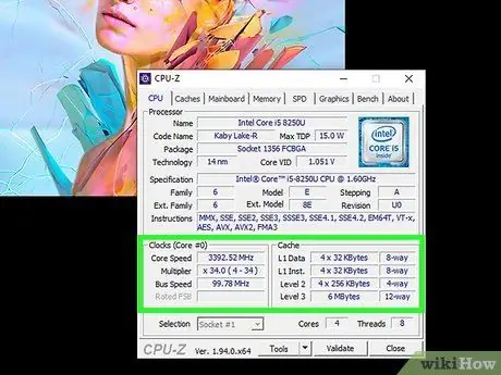 Txheeb CPU Speed Kauj Ruam 20