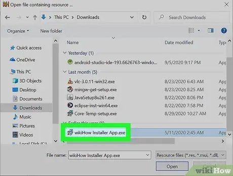 Cambia l'icona per un file exe Passaggio 24