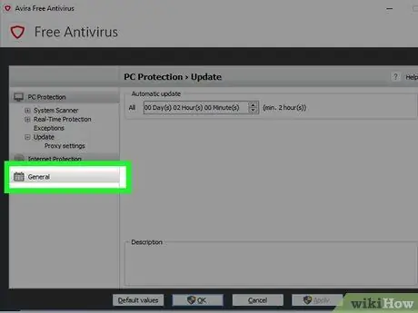 Rimuovere gli annunci popup in Avira Antivirus Passaggio 4