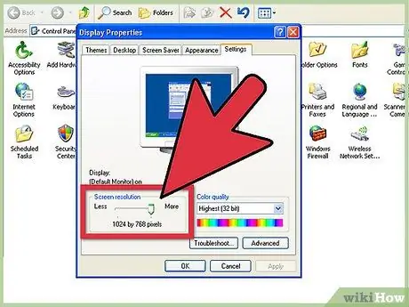 Modifier la résolution de l'écran Étape 13