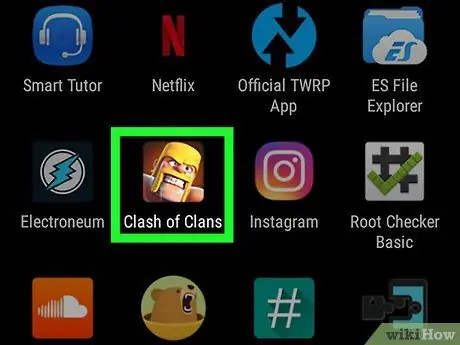 Izradite dva računa u Clash of Clans na jednom Android uređaju Korak 1