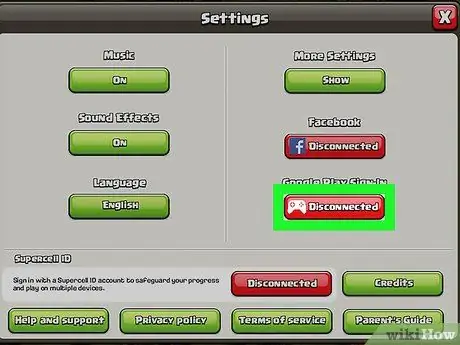 Creeu dos comptes a Clash of Clans en un dispositiu Android Pas 17