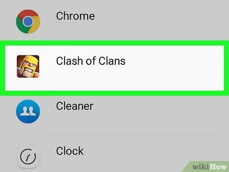 Skep twee rekeninge in Clash of Clans op een Android -toestel Stap 6