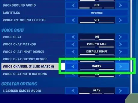 Use Voice Chat in Fortnite Step 10