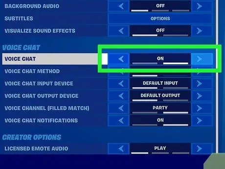 Gebruik Voice Chat in Fortnite Stap 7