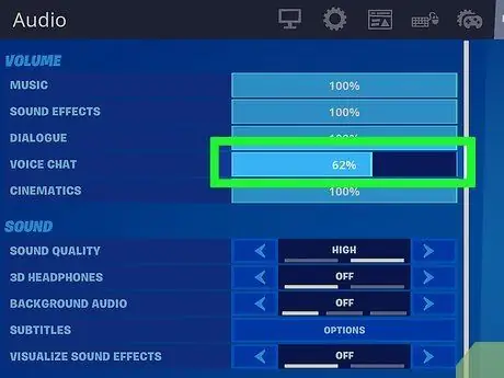 Použijte hlasový chat ve Fortnite, krok 8