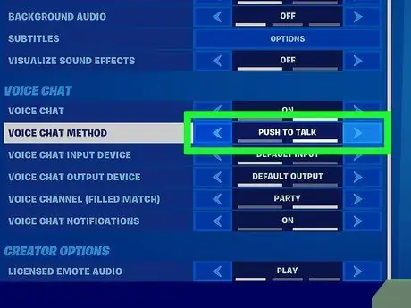 Gebruik Voice Chat in Fortnite Stap 9