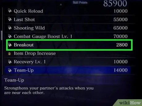 Använd Skill Points i Resident Evil 6 Steg 9