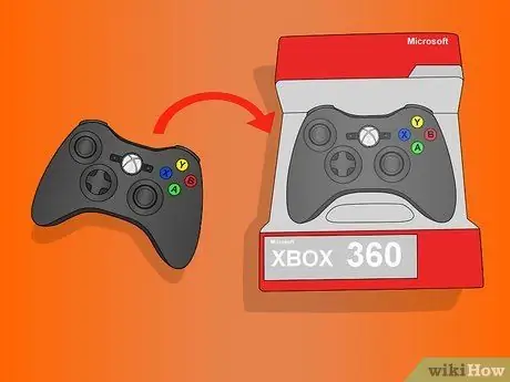 Rregulloni një kontrollues pa tela Xbox 360 që mban fikur Hapi 10