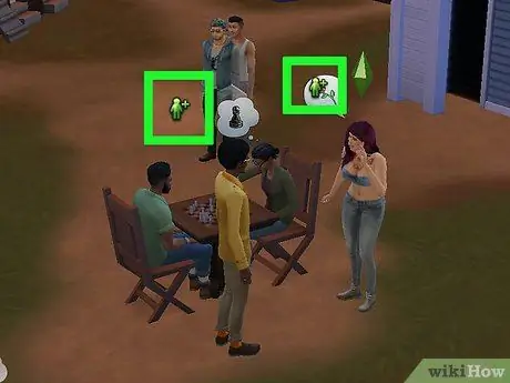 Iegūstiet draugu vai draudzeni Sims 4 7. solī