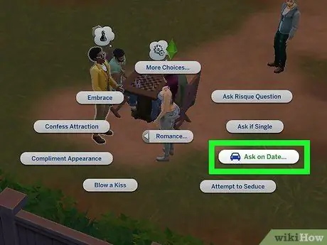 Iegūstiet draugu vai draudzeni Sims 4 9. solī