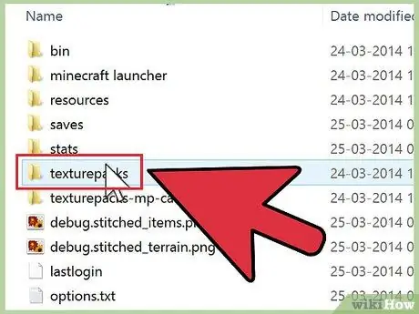Muat turun Pek Tekstur di Minecraft Langkah 5