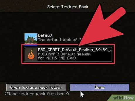 Pakua Ufungashaji wa Texture katika Minecraft Hatua ya 7