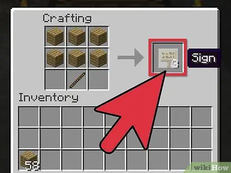 Make a Sign on Minecraft Step 5