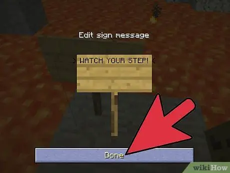 Make a Sign on Minecraft Step 7