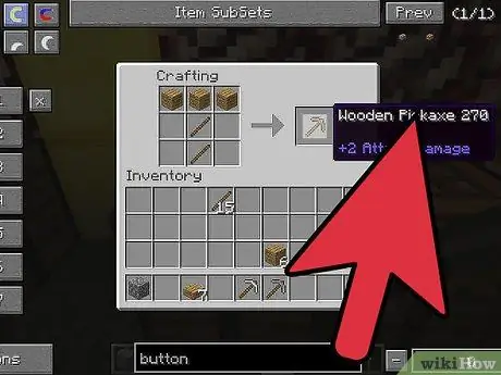 Fanya Pickaxe kwenye Minecraft Hatua ya 5