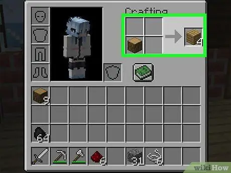 Faire un distributeur dans Minecraft Étape 2