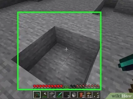 Buat Bekalan Air Tanpa Batas di Minecraft Langkah 1