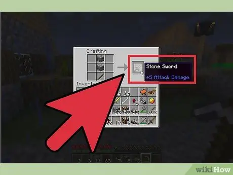 สร้างดาบใน Minecraft ขั้นตอนที่ 15