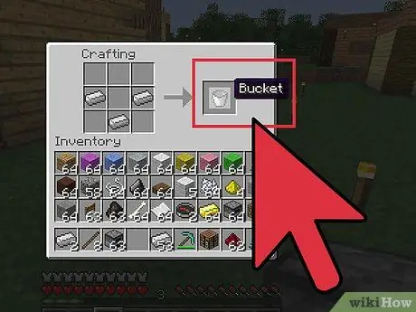 Make a Bucket in Minecraft Step 5