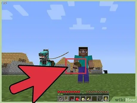 Tem een paard in Minecraft Stap 7