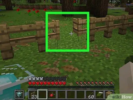 Feu una porta al Minecraft Pas 10