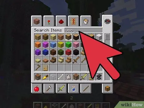 ประดิษฐ์เตียงใน Minecraft ขั้นตอนที่ 2