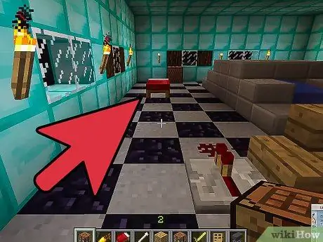 Susun Tempat Tidur di Minecraft Langkah 5