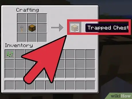 Faire un coffre piégé dans Minecraft Étape 5