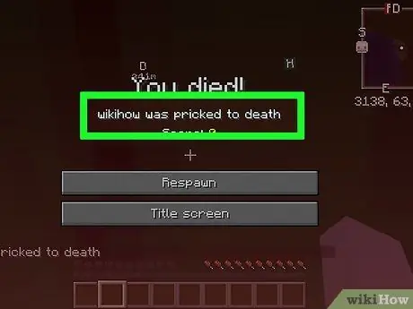 مت في Minecraft الخطوة 12