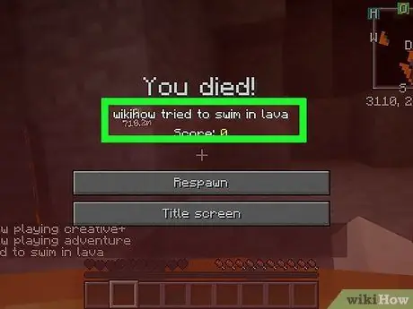 Kuole Minecraftissa Vaihe 14