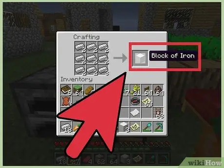 Buat Golem Besi di Minecraft Langkah 1