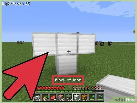 Make an Iron Golem in Minecraft Step 4