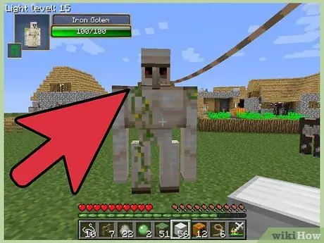 در Minecraft مرحله 8 یک Golem آهنی بسازید