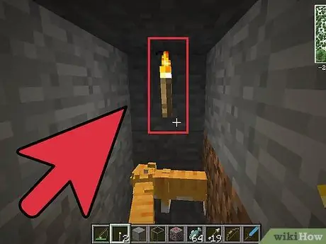 Těžba Redstone v Minecraftu Krok 4