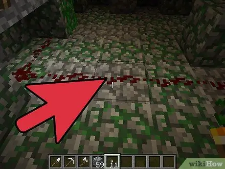 Těžba Redstone v Minecraftu, krok 24